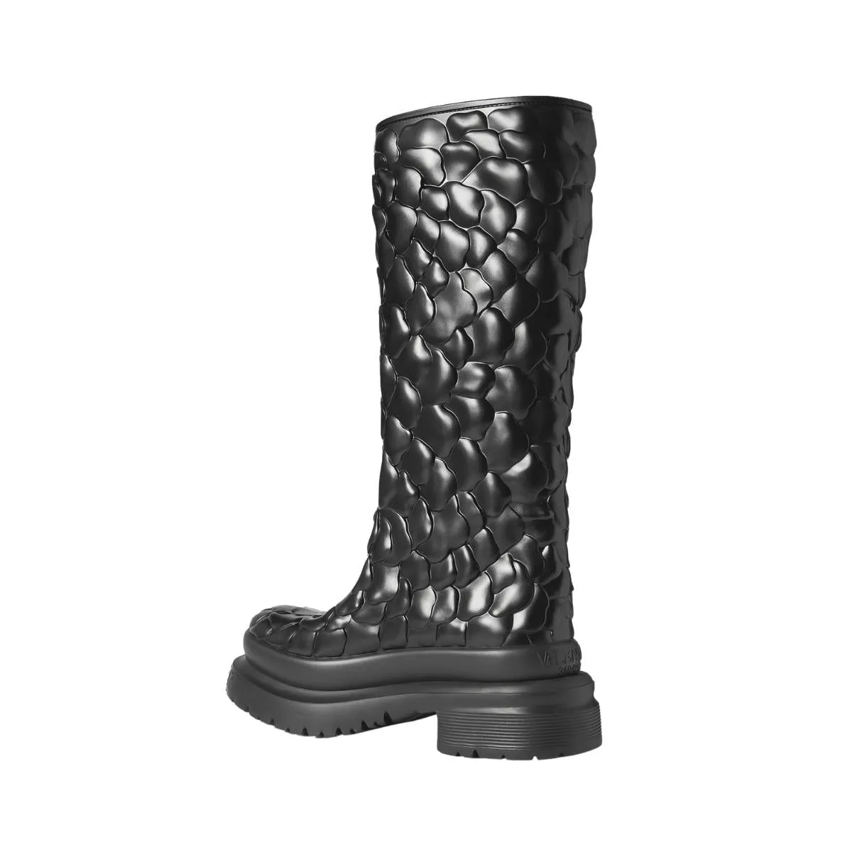 03 Rose Edition 3D Rubber Knee Boots