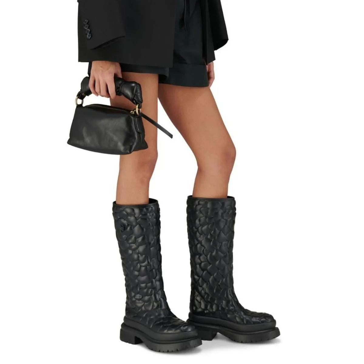 03 Rose Edition 3D Rubber Knee Boots