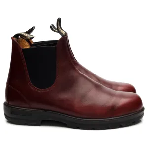 '1440' Burgundy Redwood Leather Chelsea Boots UK 9