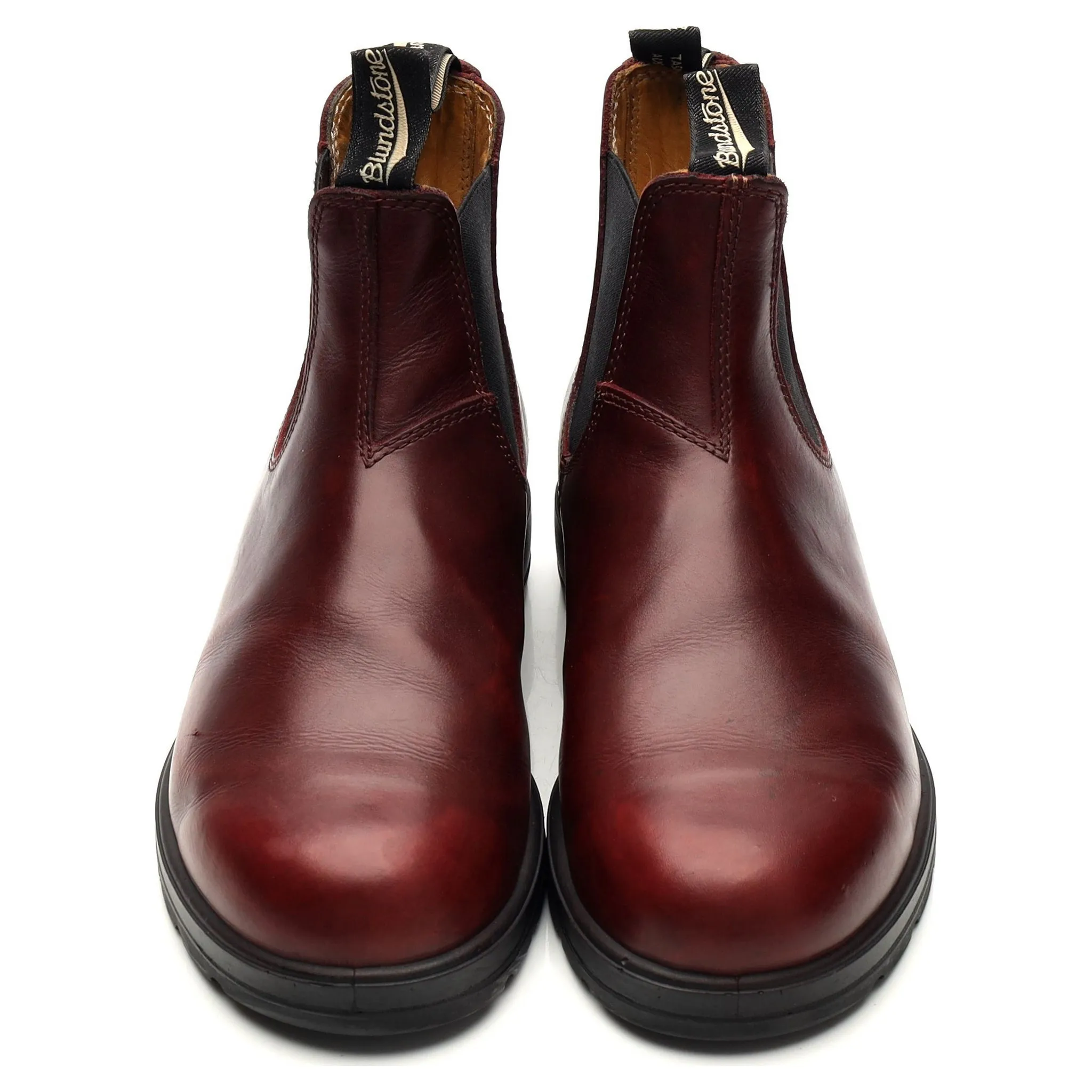 '1440' Burgundy Redwood Leather Chelsea Boots UK 9