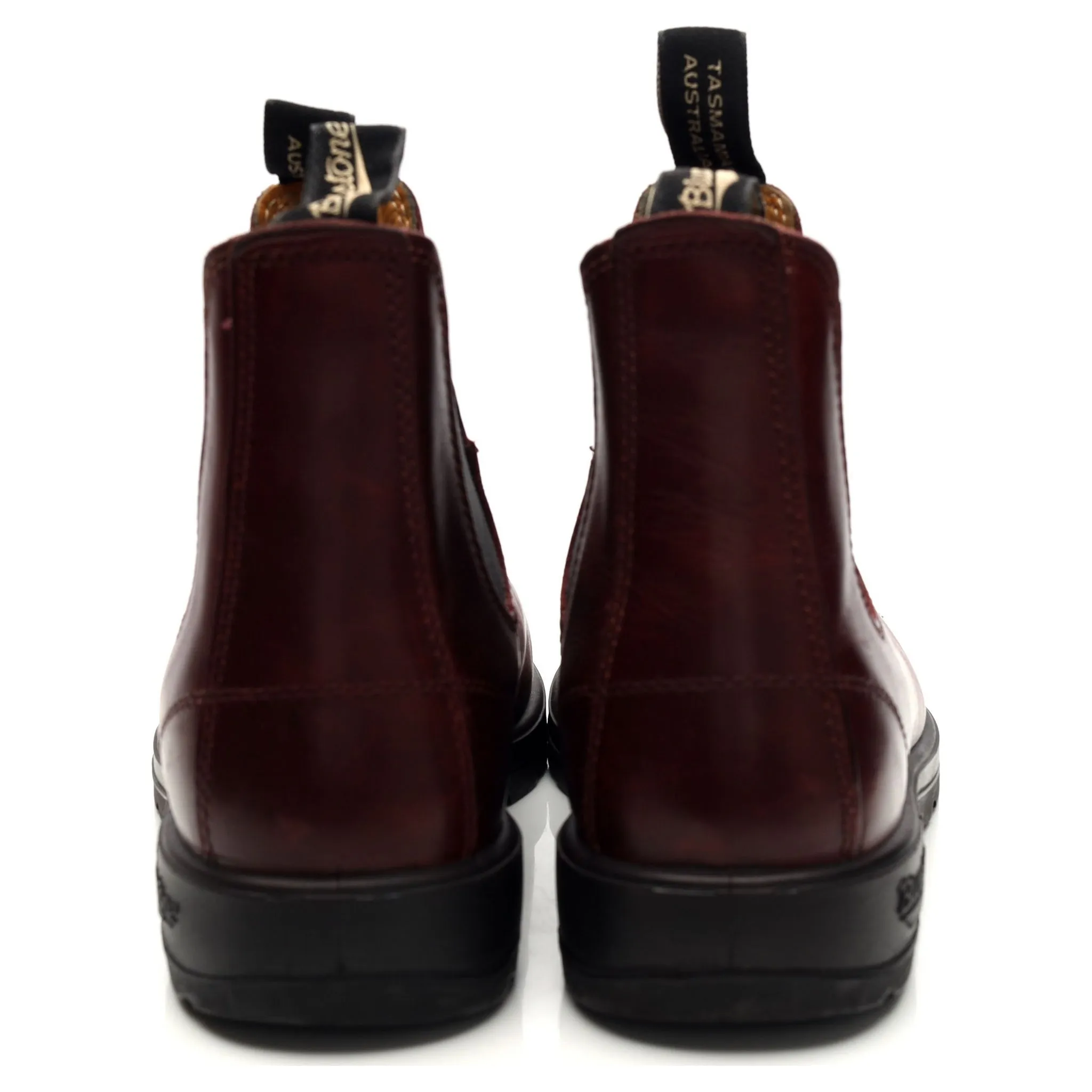'1440' Burgundy Redwood Leather Chelsea Boots UK 9
