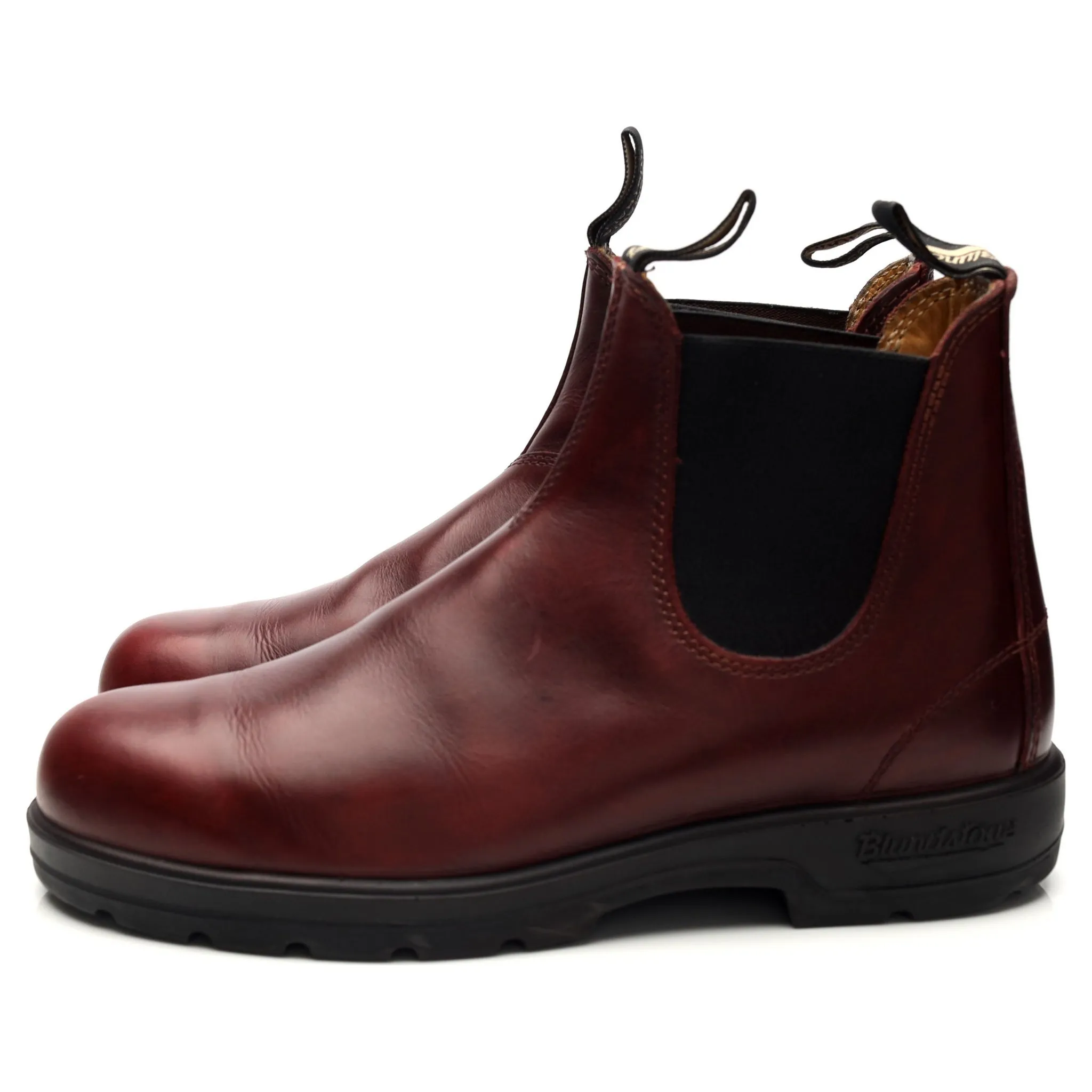 '1440' Burgundy Redwood Leather Chelsea Boots UK 9