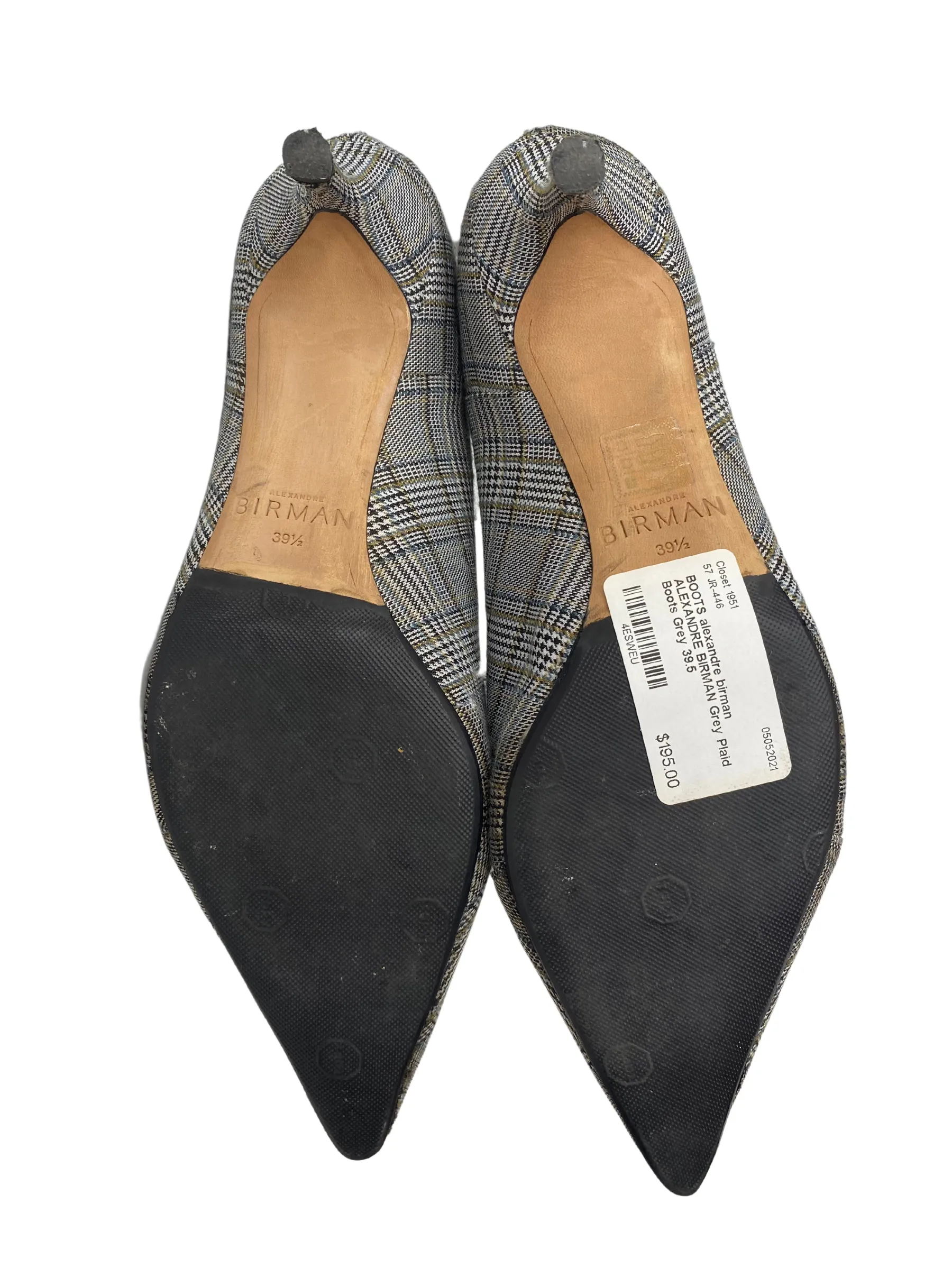 Alexandre Birman Plaid Boots |US9.5|IT39.5|