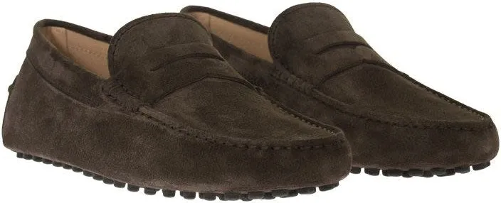 ALMOND TOE LEATHER LOAFERS