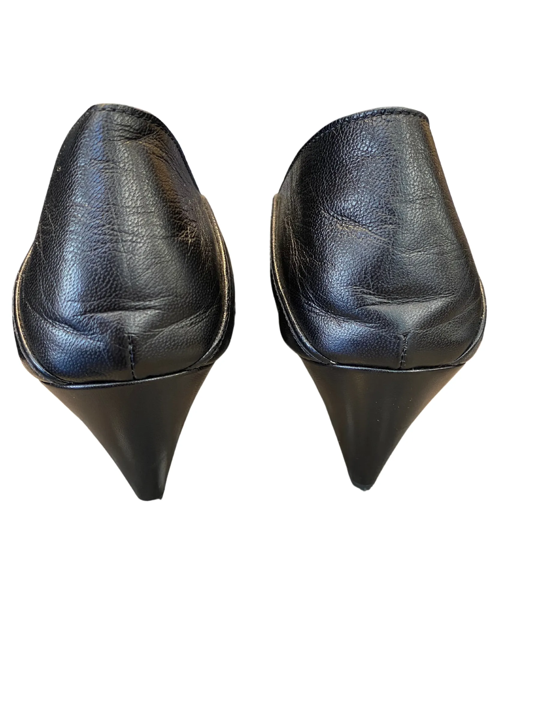 Alumnae Black Vamp Pointy Heels |US10|IT41|