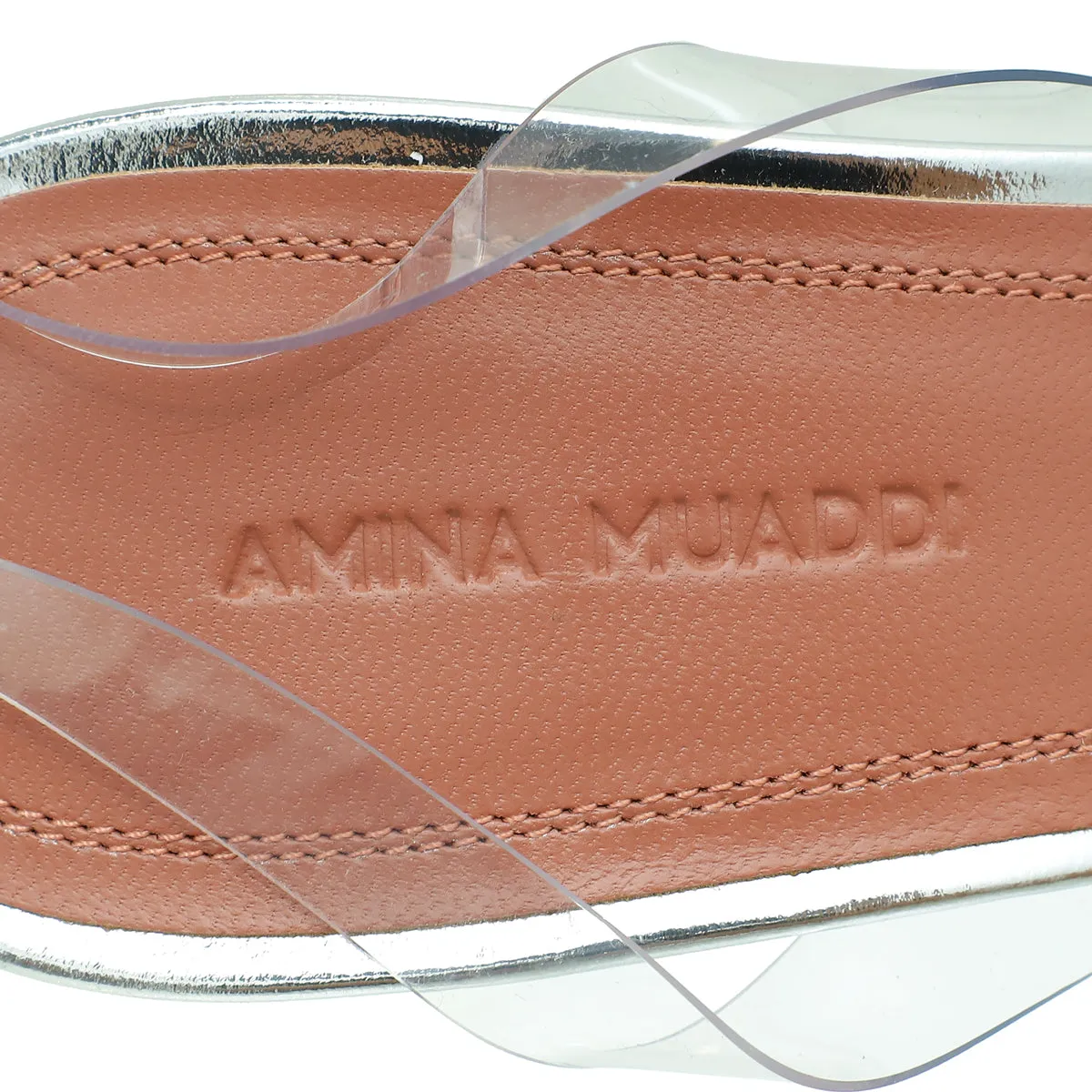 Amina Muaddi Clear Begum PVC Slingback 38.5