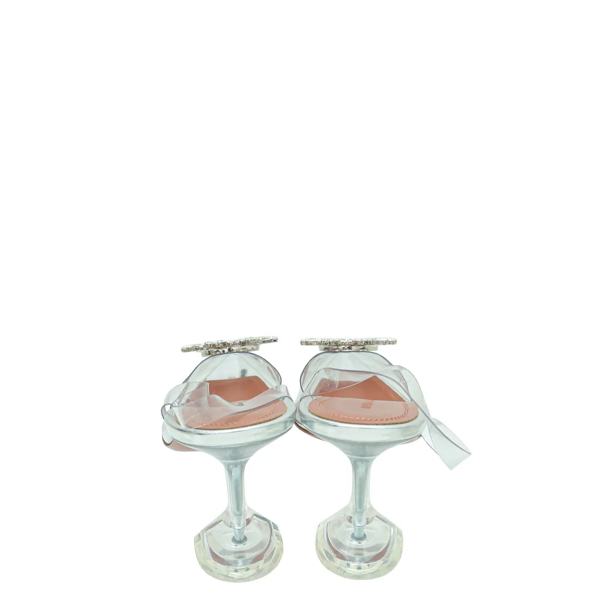 Amina Muaddi Clear Begum PVC Slingback 38.5