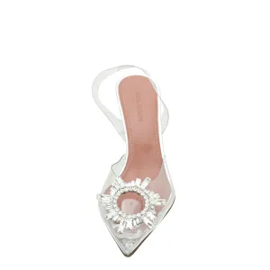 Amina Muaddi Clear Begum PVC Slingback 38.5