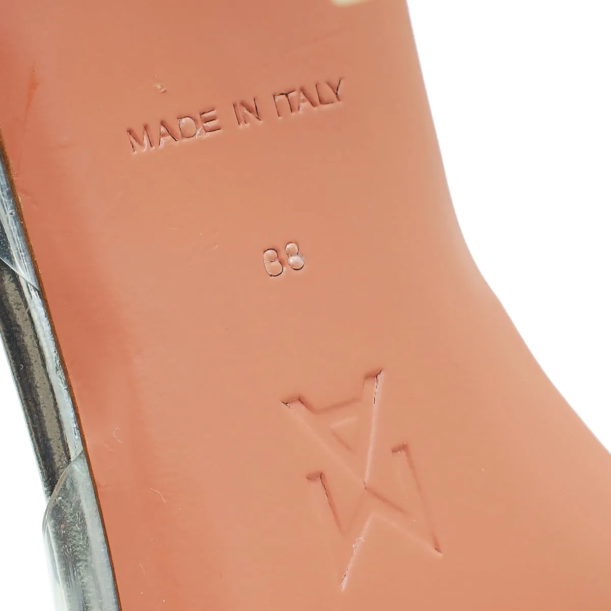 Amina Muaddi Clear Begum PVC Slingback 38