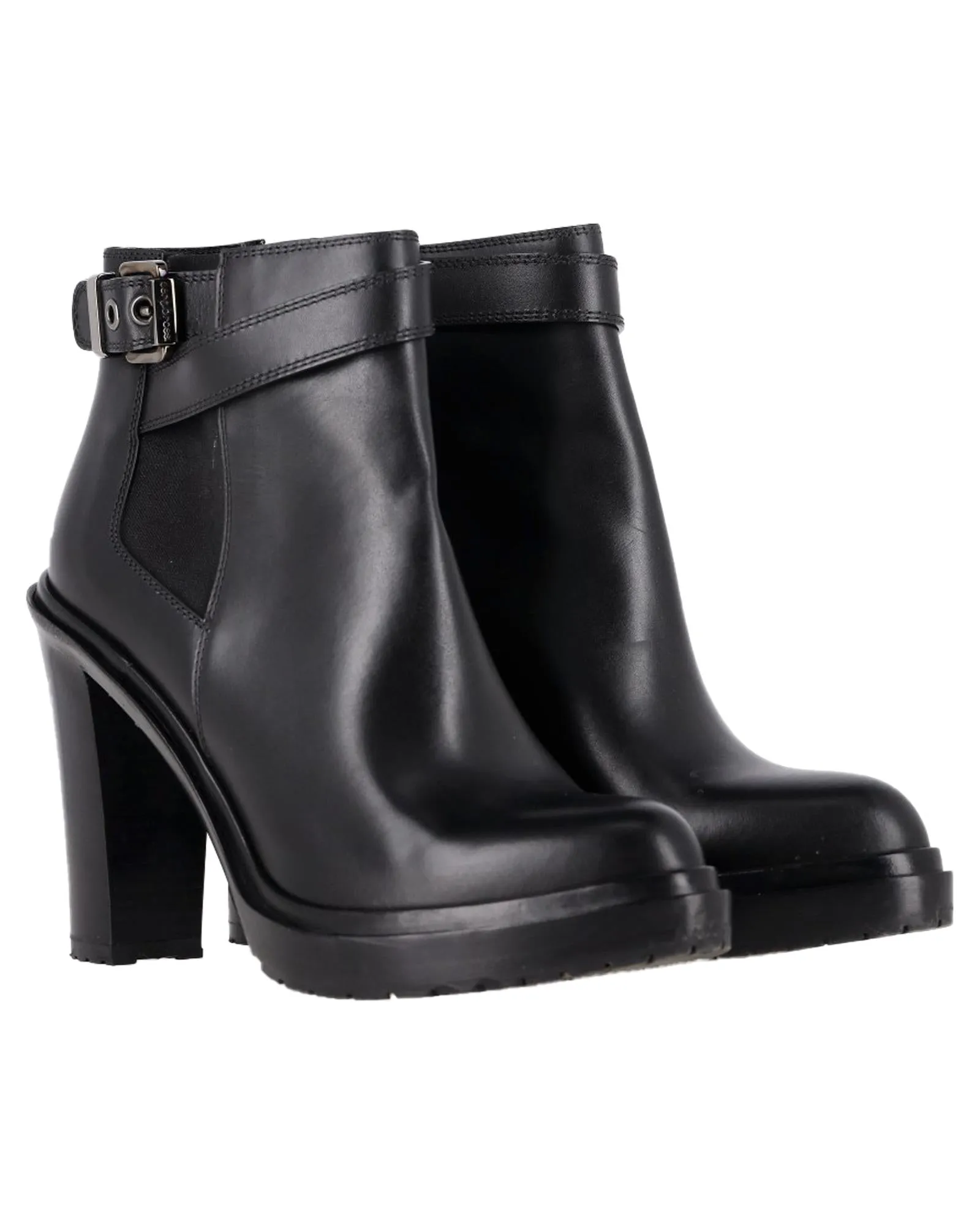 Ankle Boots Buckle Detail