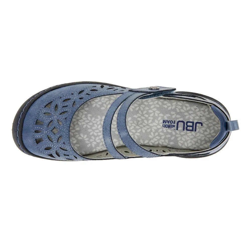 Bellerose Encore Floral Cut Out Mary Jane Flats