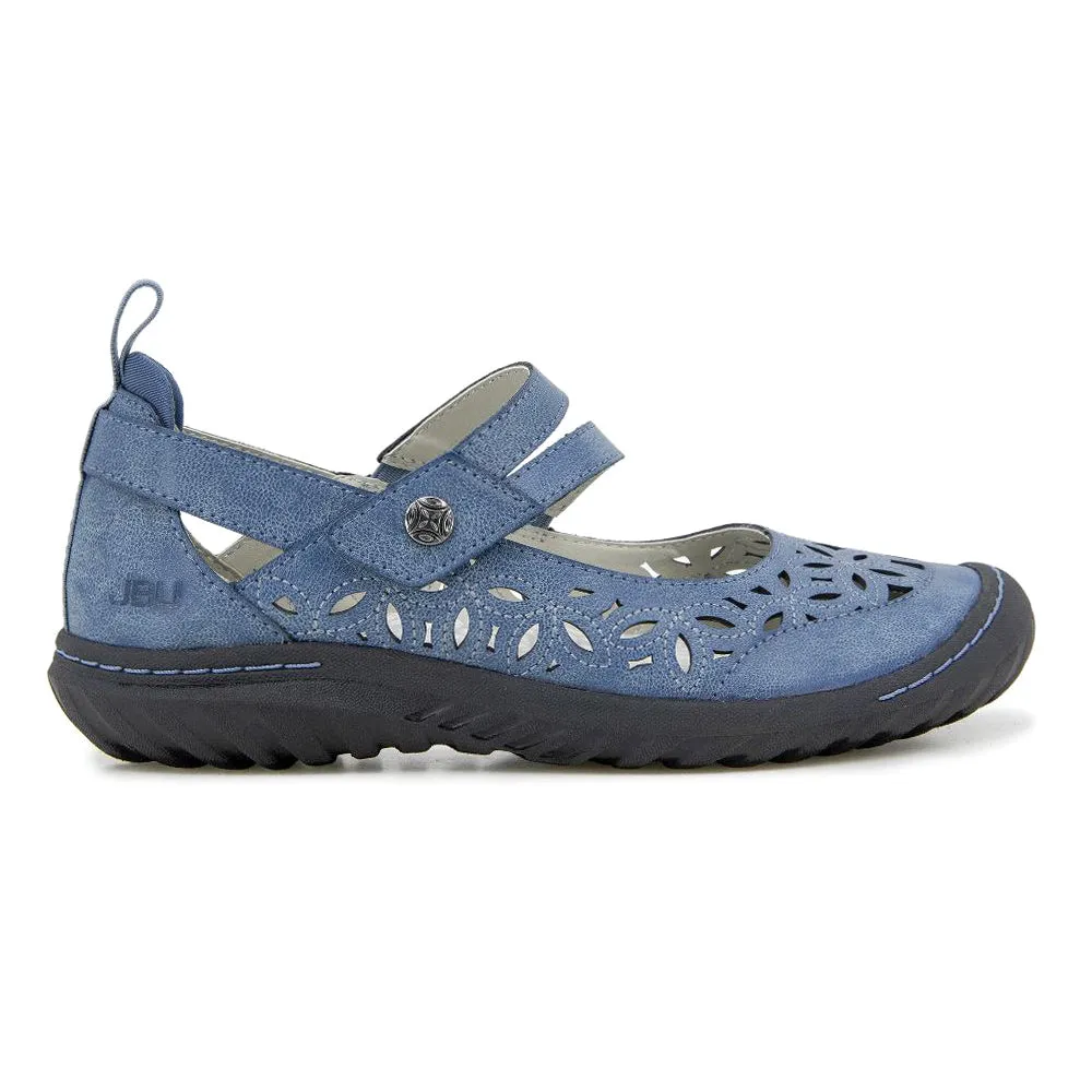 Bellerose Encore Floral Cut Out Mary Jane Flats