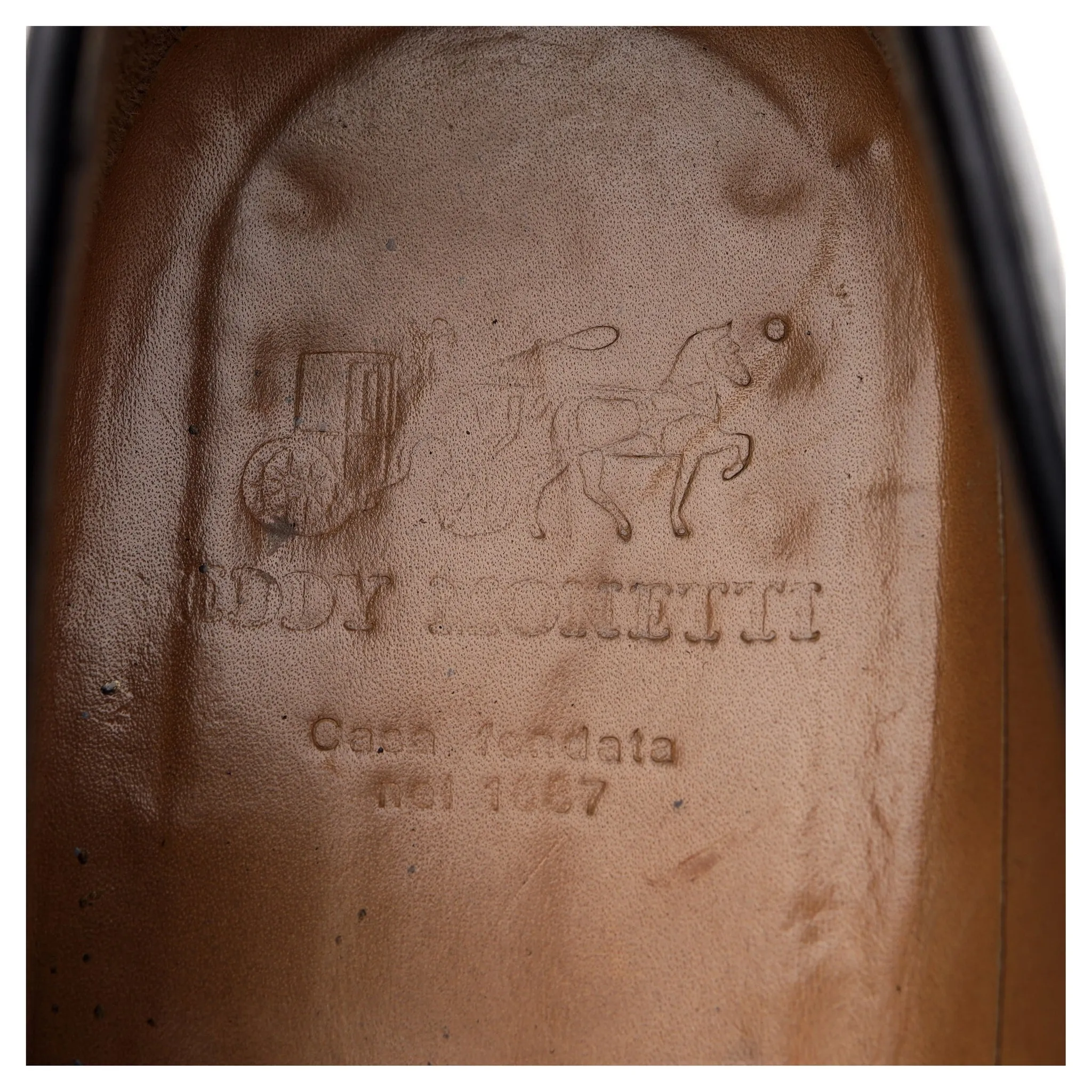 Black Leather Loafers UK 9
