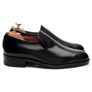 Black Slip On Loafers UK 8