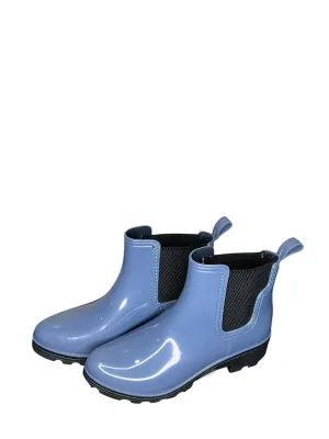 Boots Ankle Flats By Clothes Mentor In Blue, Size: 9
