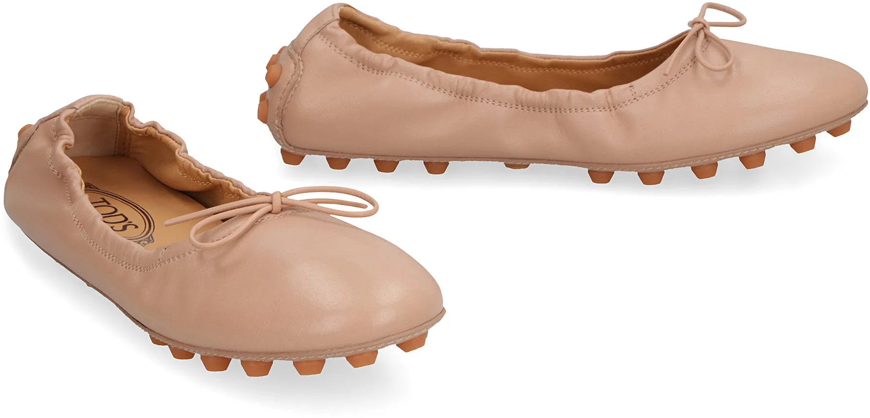 'BUBBLE' BALLERINA FLATS