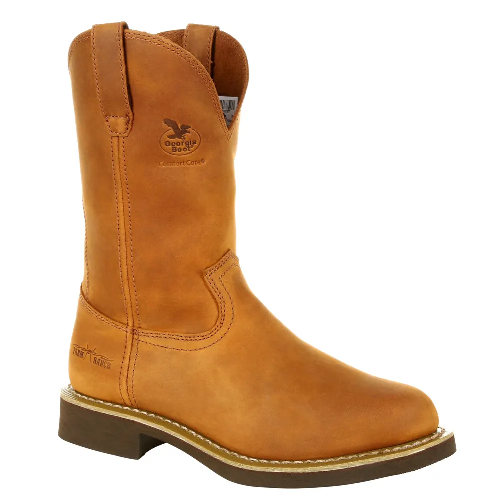 Carbo-Tec Farm & Ranch 11 Inch Slip Resistant Soft Toe Work Boots