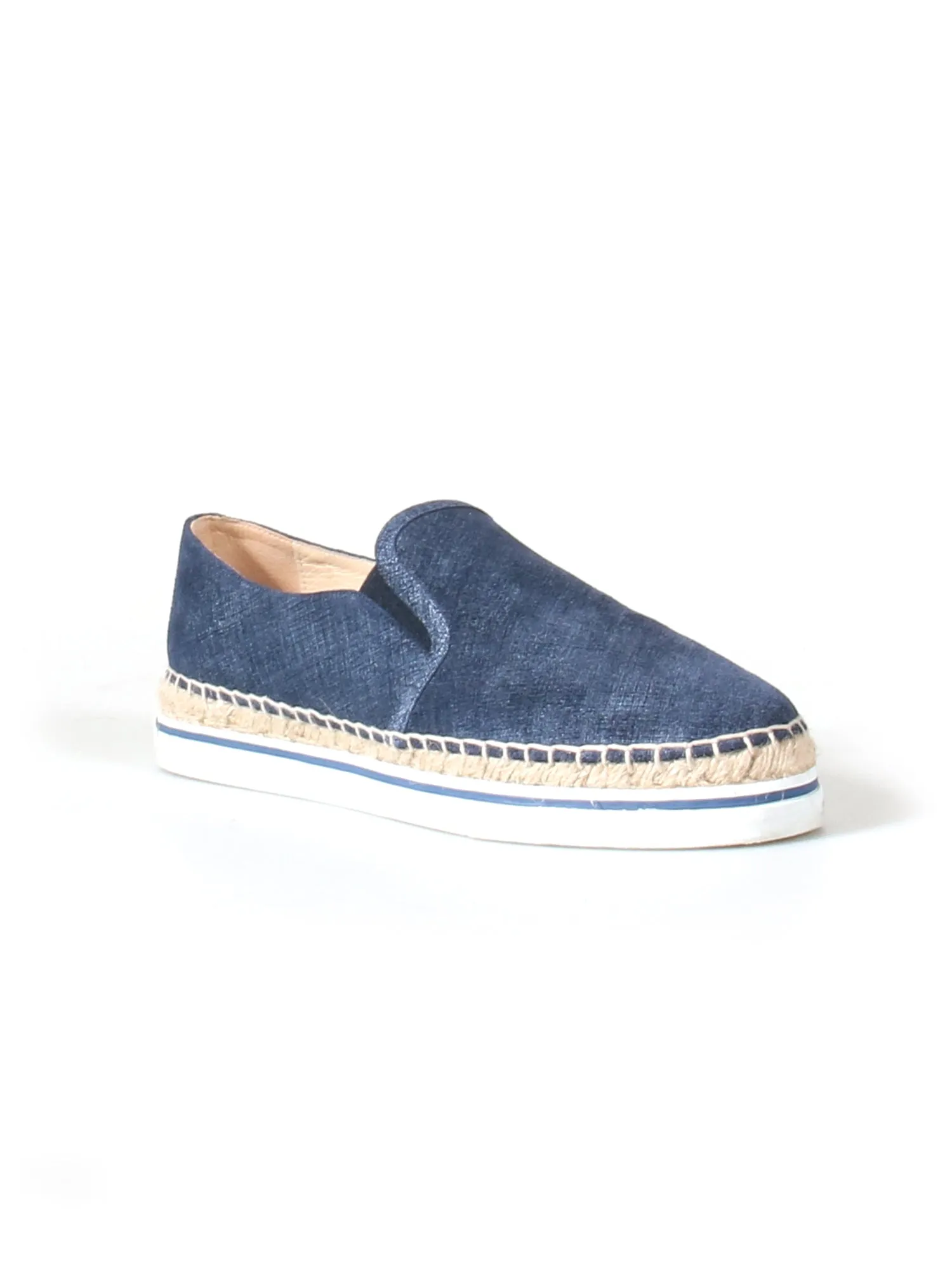 Denim Leather Dawn Espadrilles
