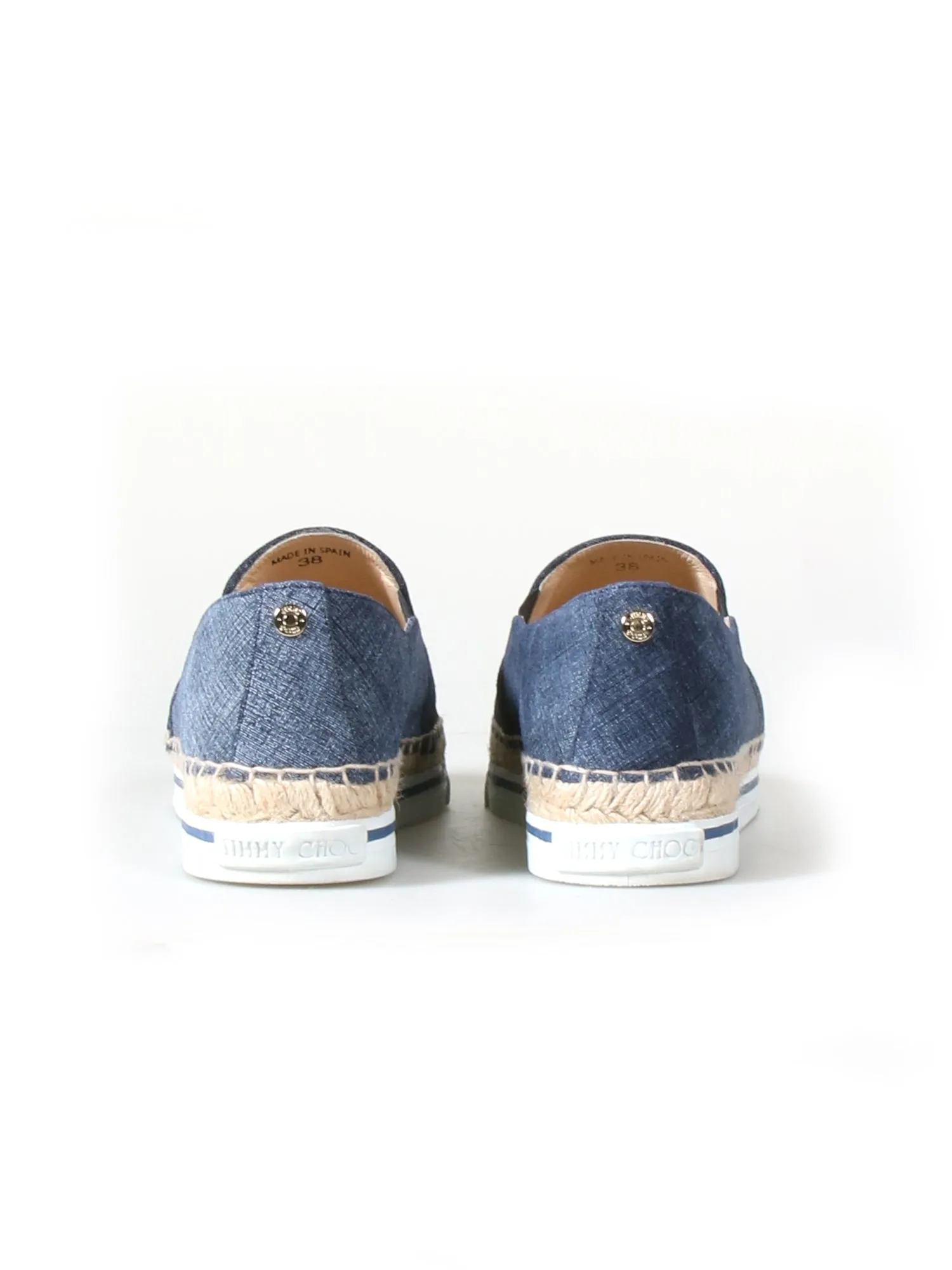Denim Leather Dawn Espadrilles