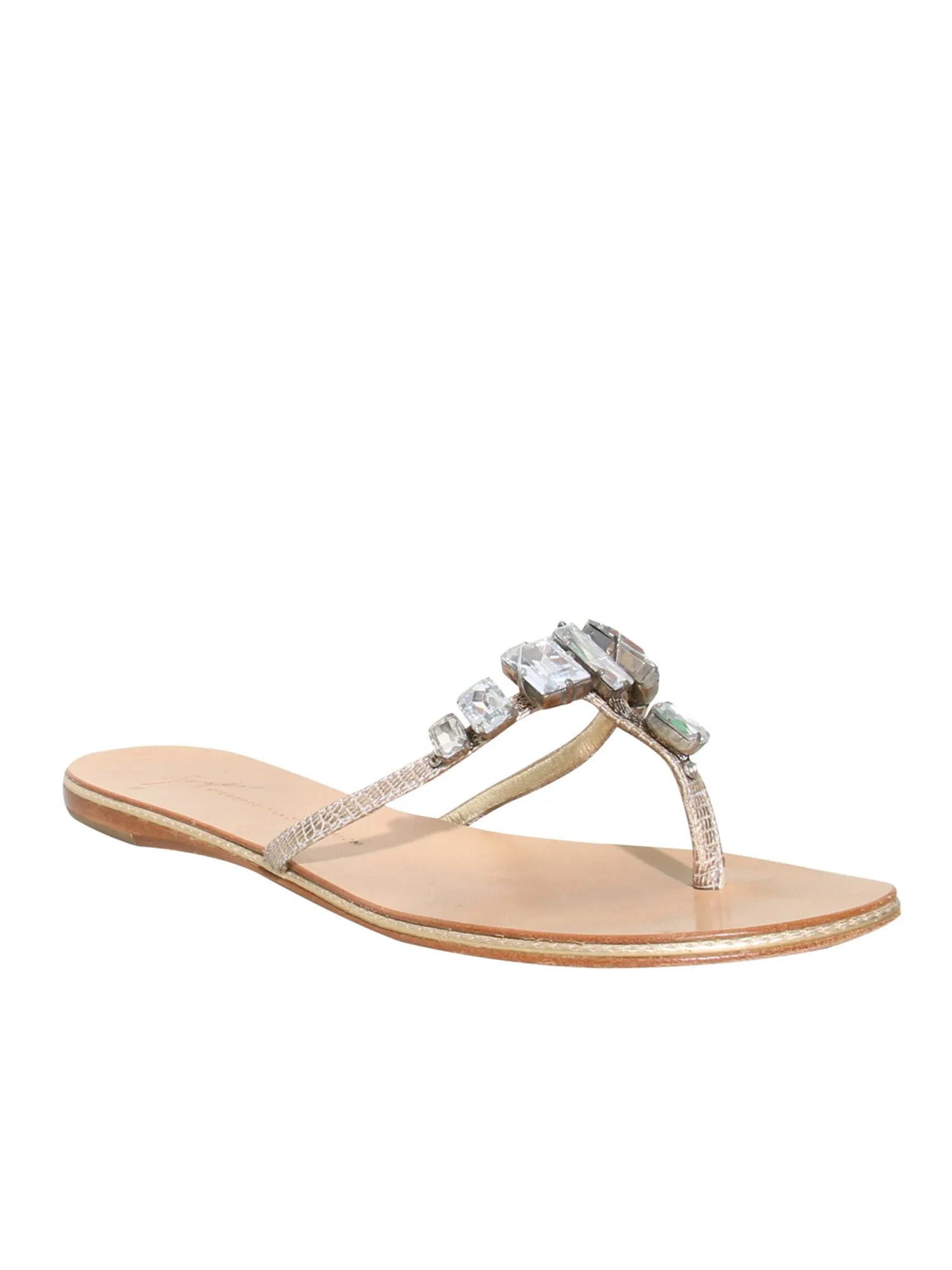Embellished Flat Sandals