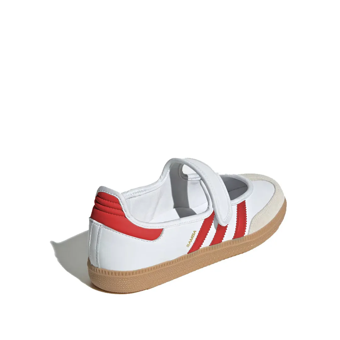 KIDS SAMBA JANE CLOUD WHITE/BETTER SCARLET
