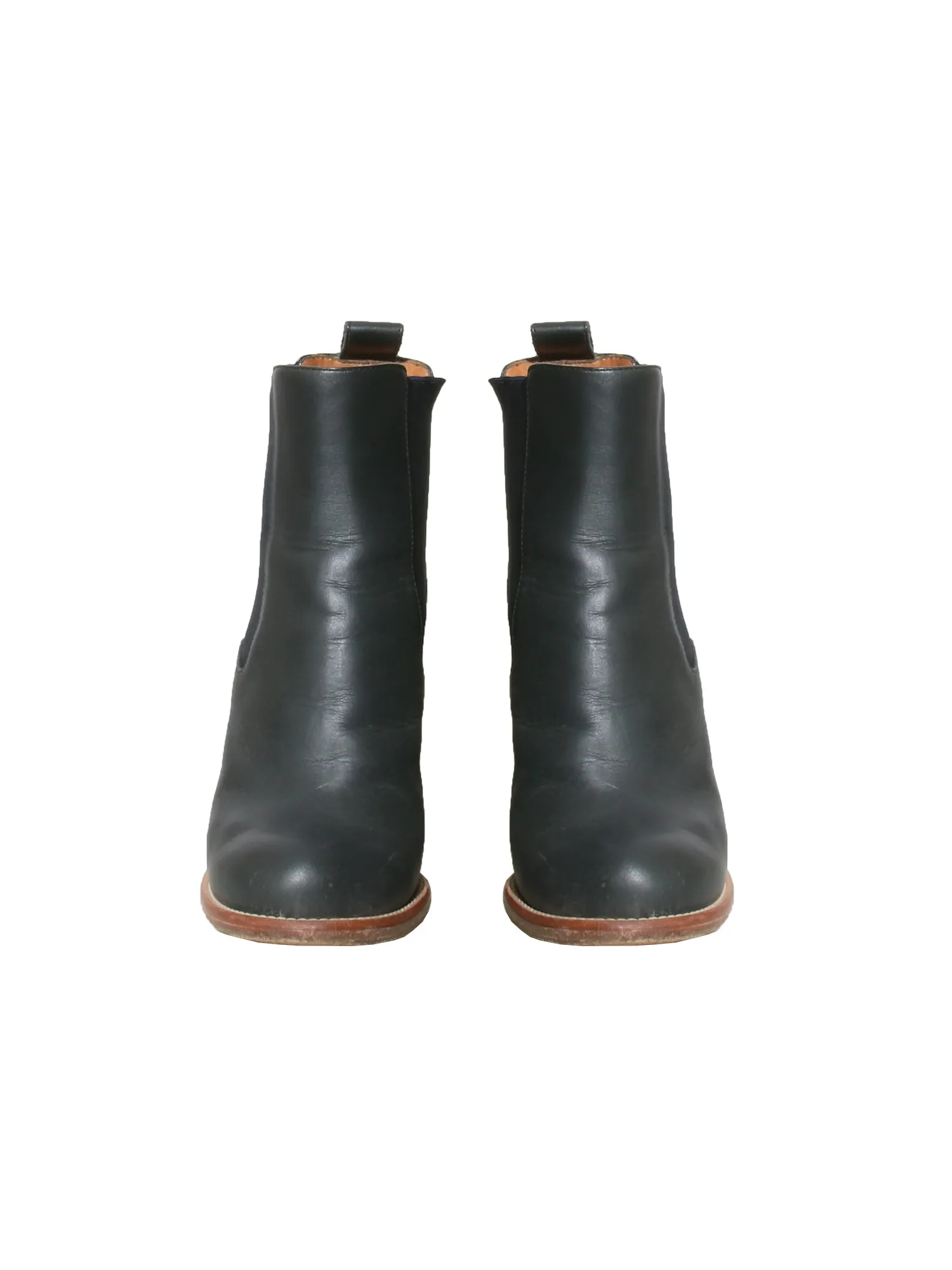 Leather Chelsea Booties