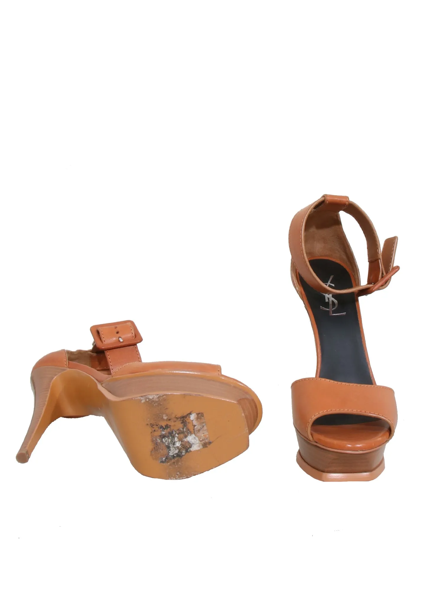 Leather Platform Sandals