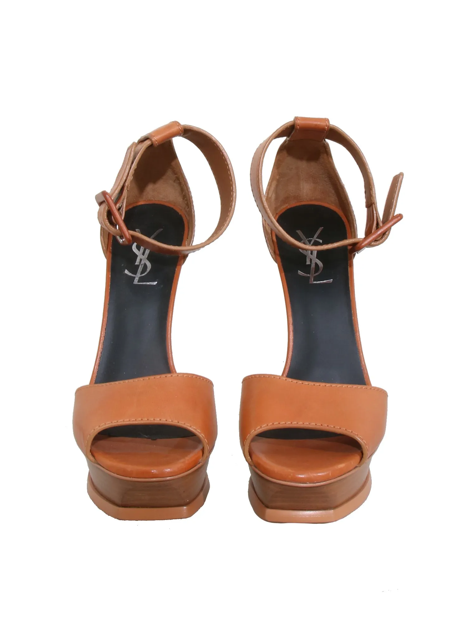 Leather Platform Sandals