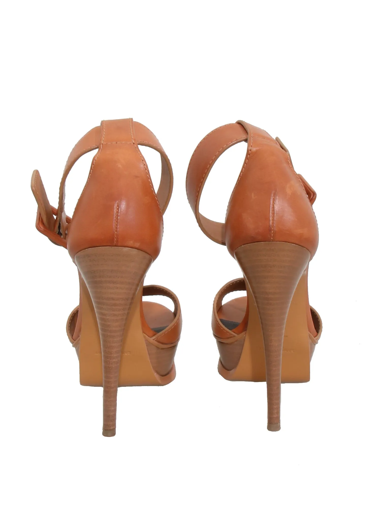 Leather Platform Sandals