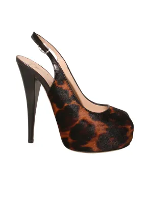 Leopard Slingbacks