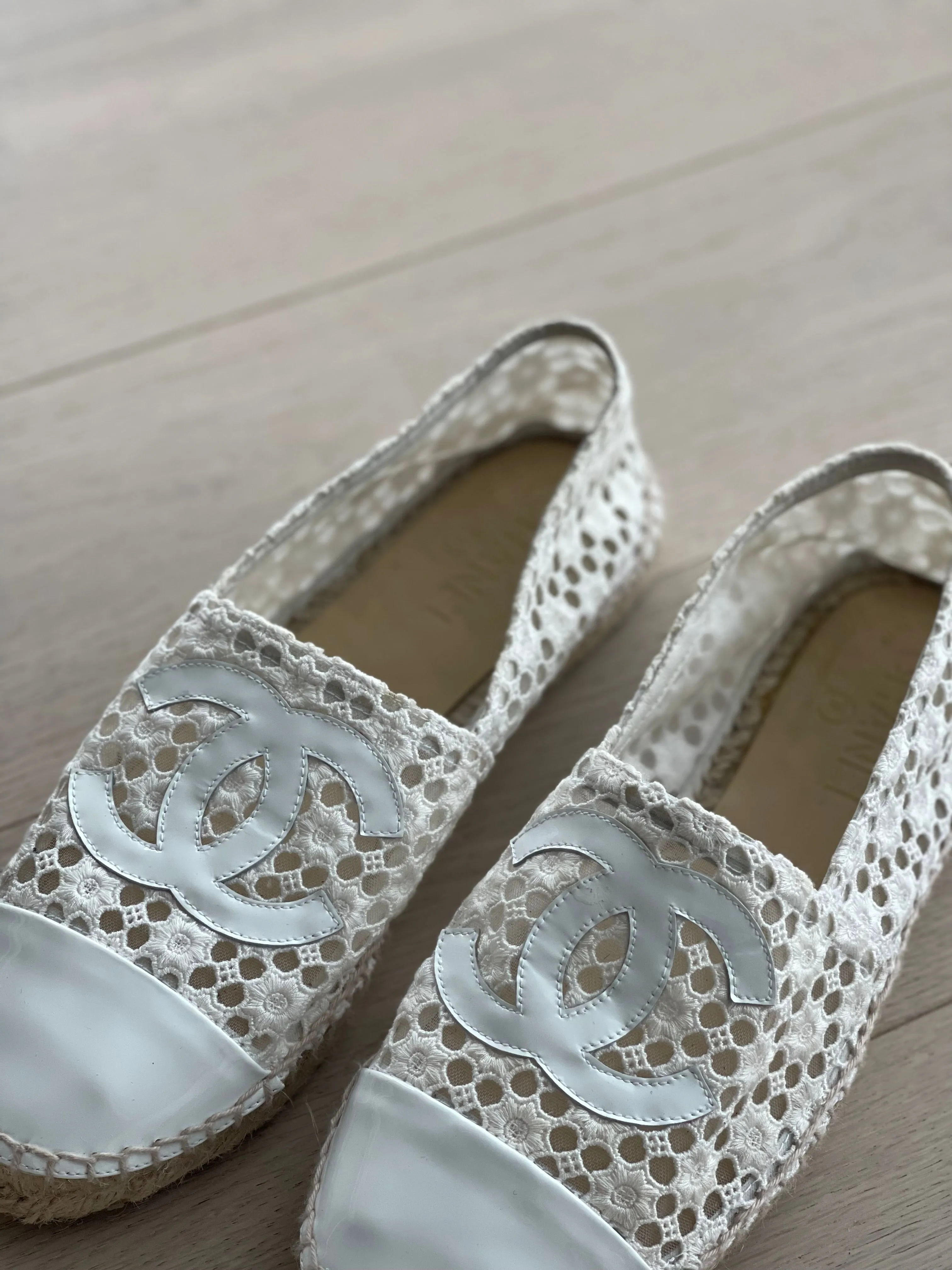 Logo Eyelet Espadrilles