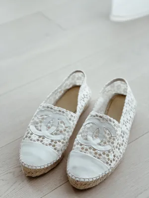 Logo Eyelet Espadrilles