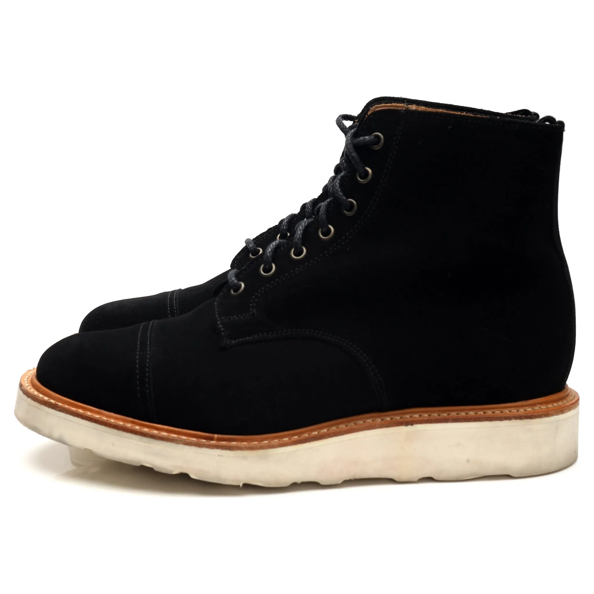 Mark McNairy Black Suede Boots UK 7
