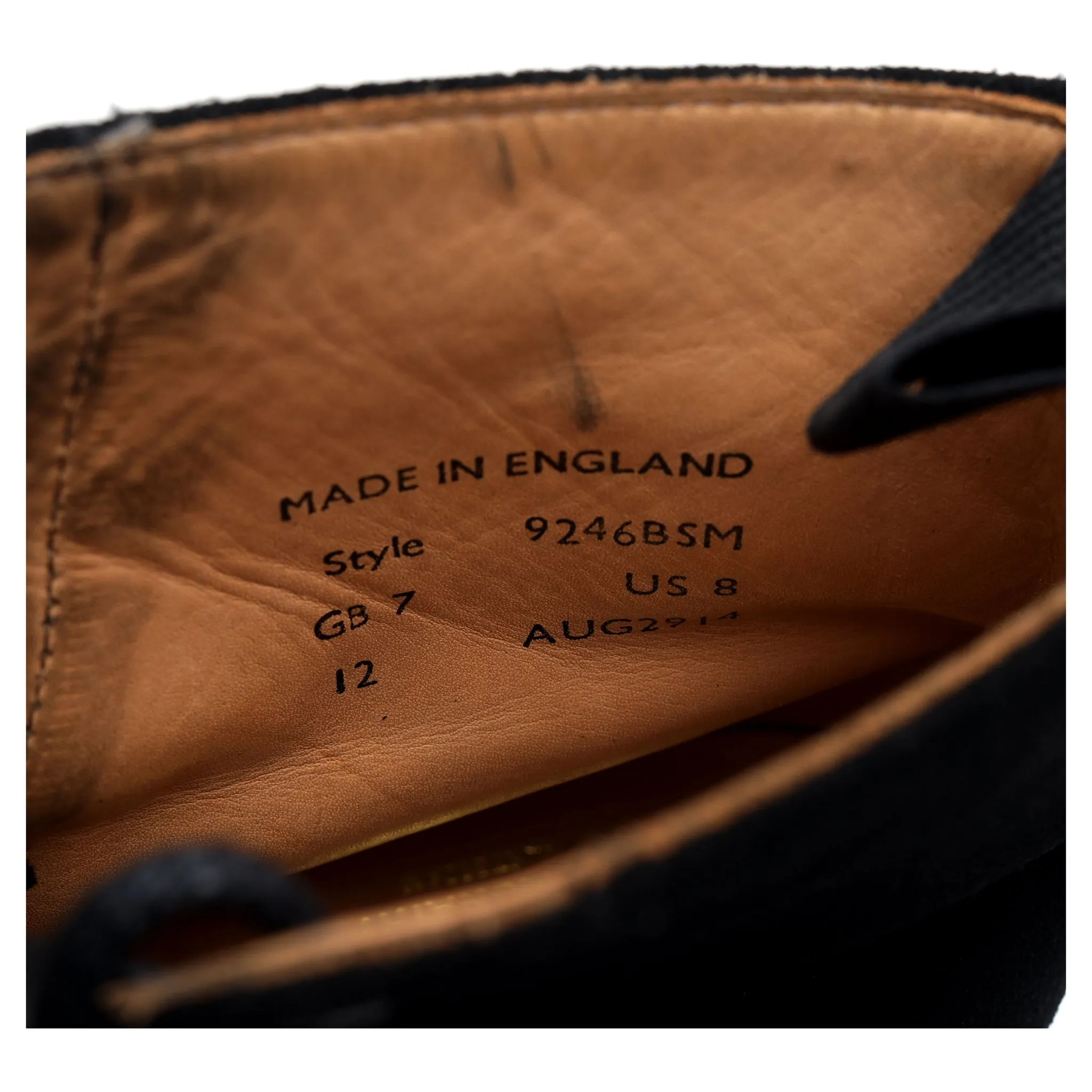 Mark McNairy Black Suede Boots UK 7