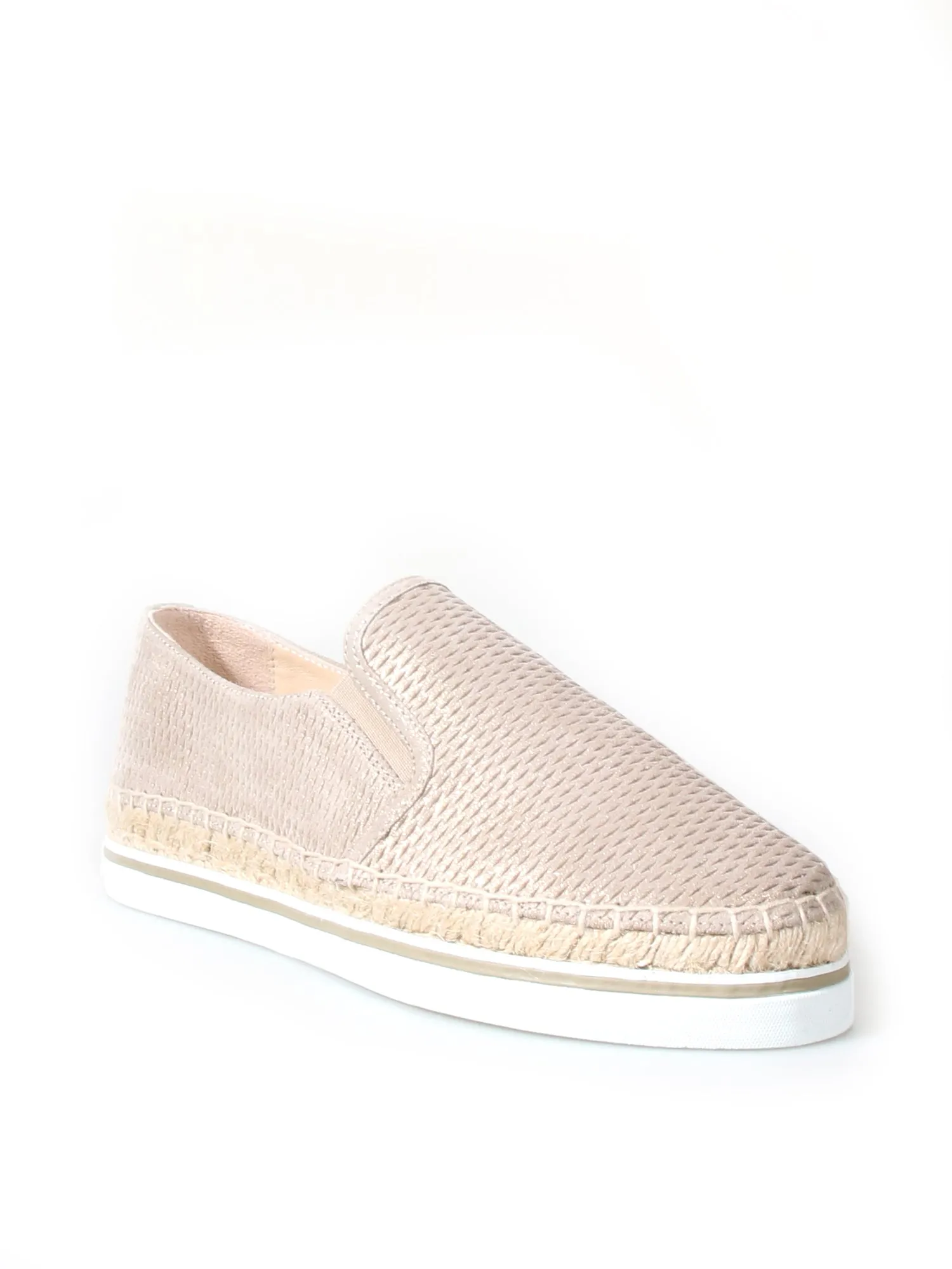 Metallic Embossed Suede Dawn Espadrilles