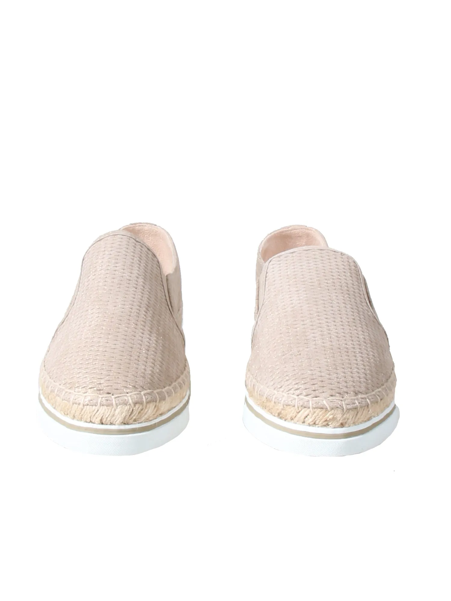 Metallic Embossed Suede Dawn Espadrilles