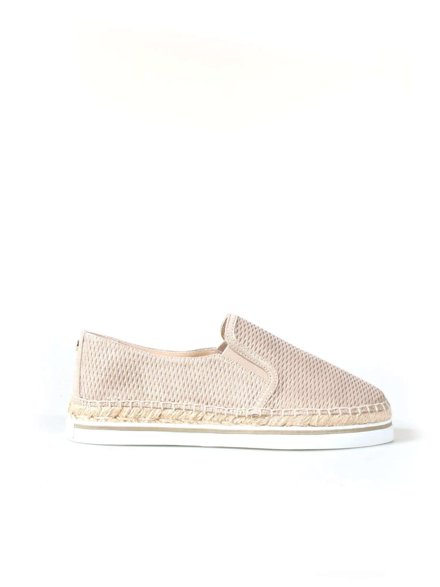 Metallic Embossed Suede Dawn Espadrilles