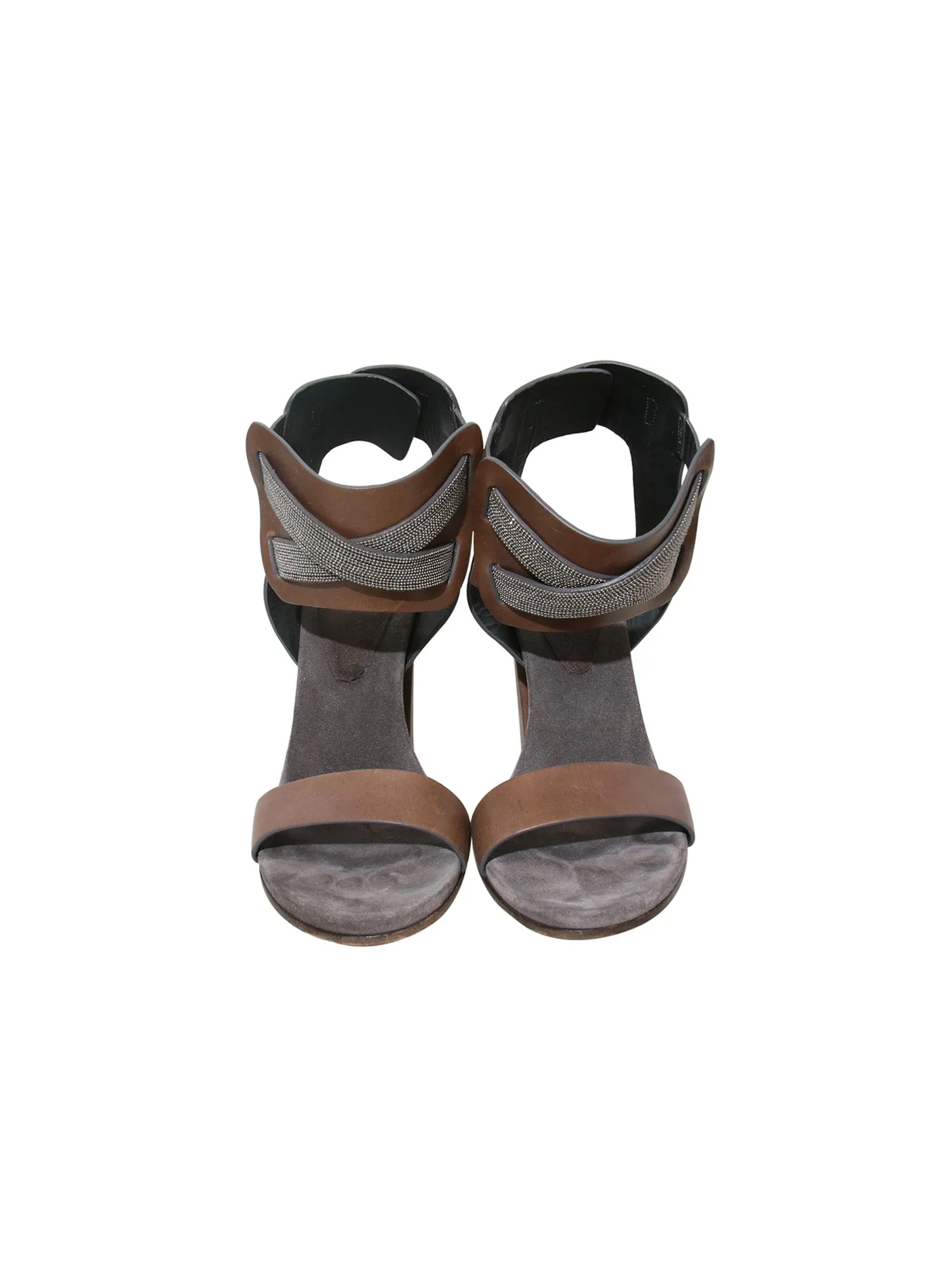 Monili-Accented Sandals