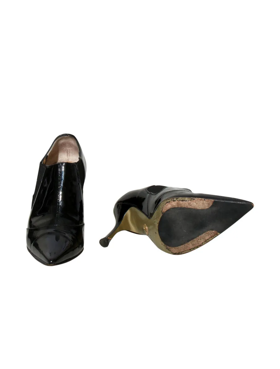 Patent Leather Booties