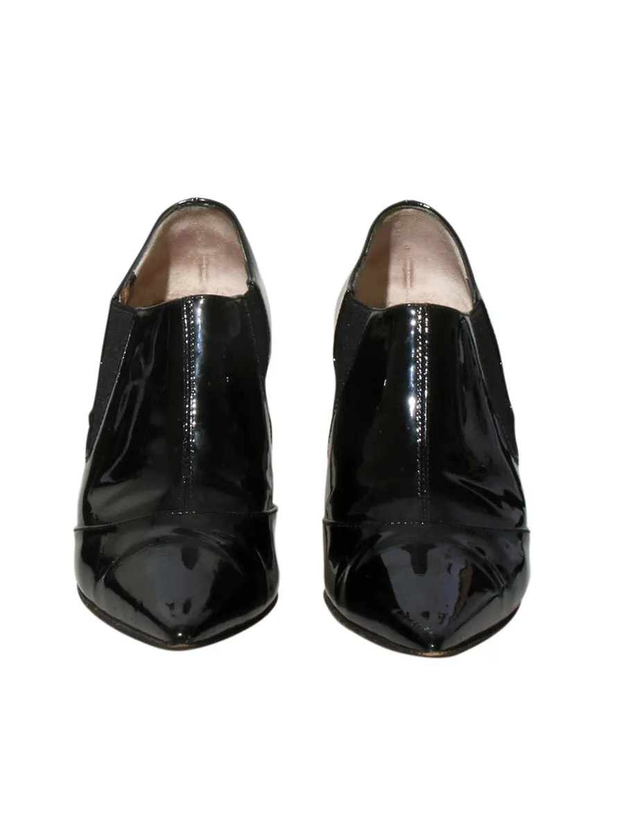 Patent Leather Booties