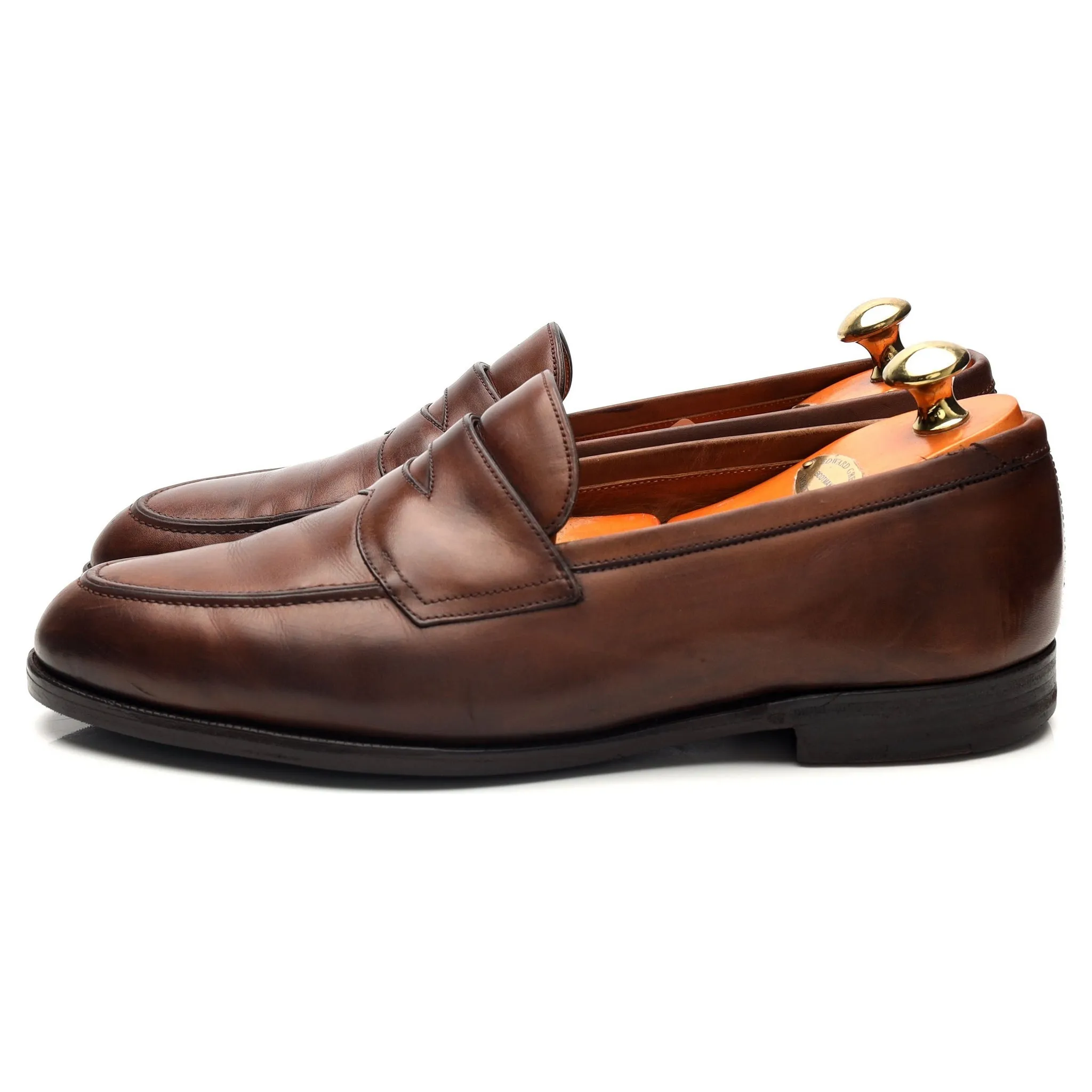 'Piccadilly' Brown Leather Loafers UK 7.5 E