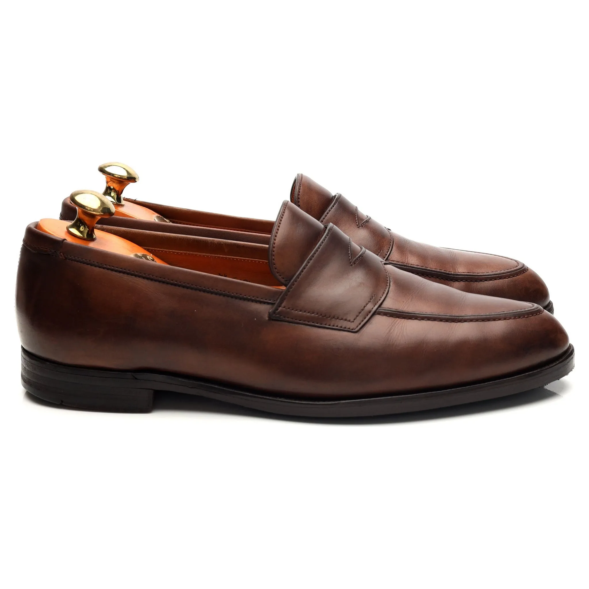 'Piccadilly' Brown Leather Loafers UK 7.5 E