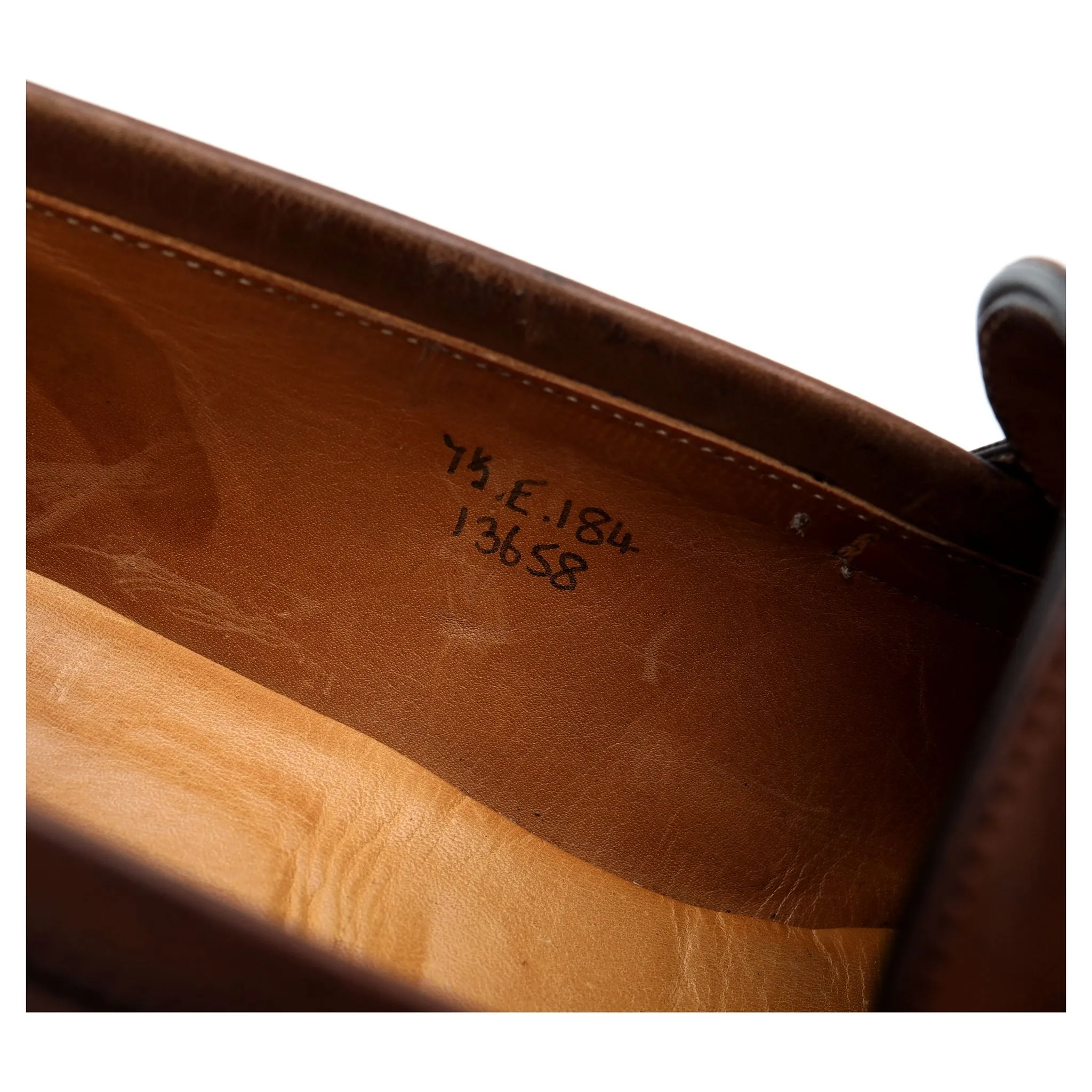 'Piccadilly' Brown Leather Loafers UK 7.5 E