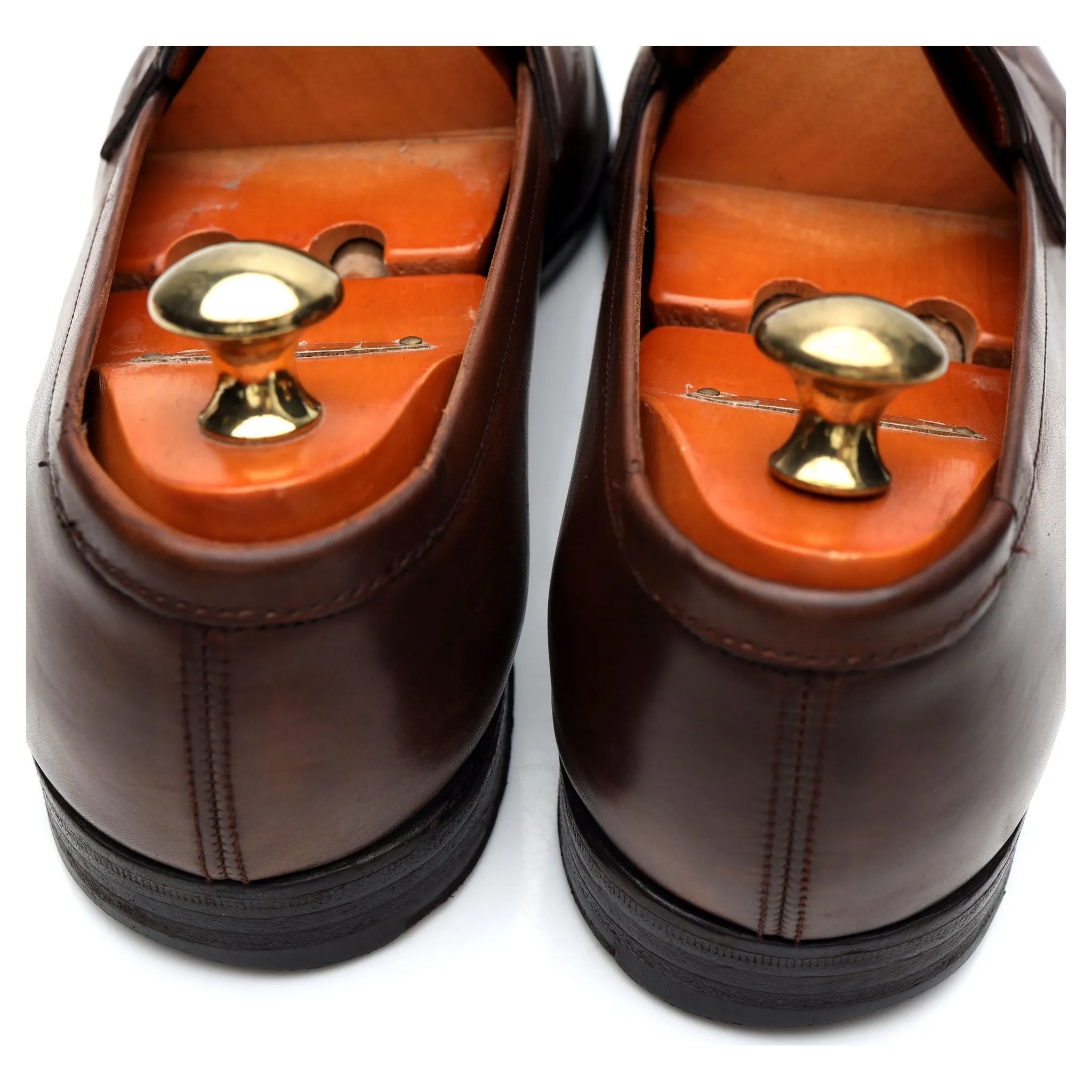 'Piccadilly' Brown Leather Loafers UK 7.5 E