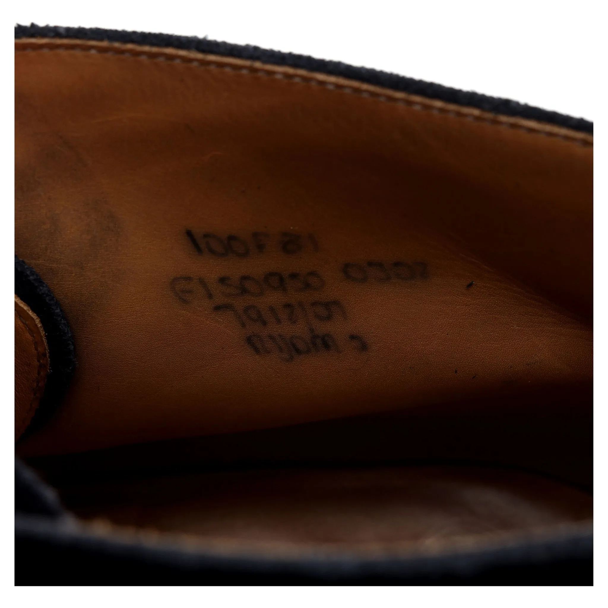 'Ryder 3' Navy Blue Suede Chukka Boots UK 10 F