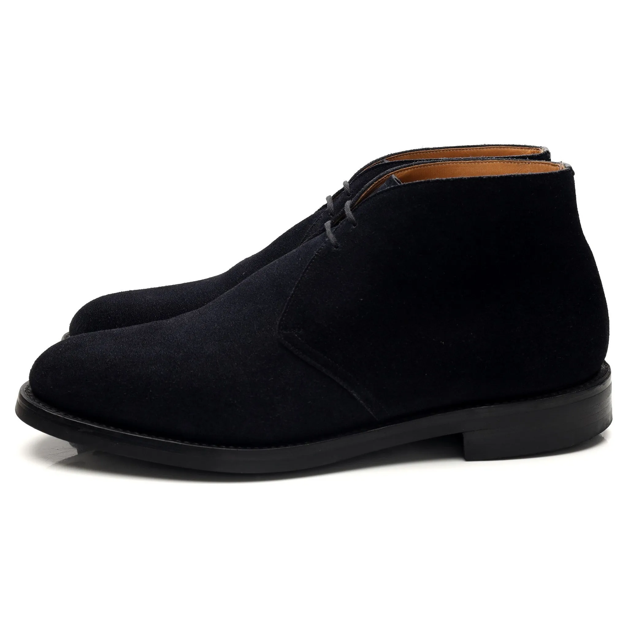 'Ryder 3' Navy Blue Suede Chukka Boots UK 10 F