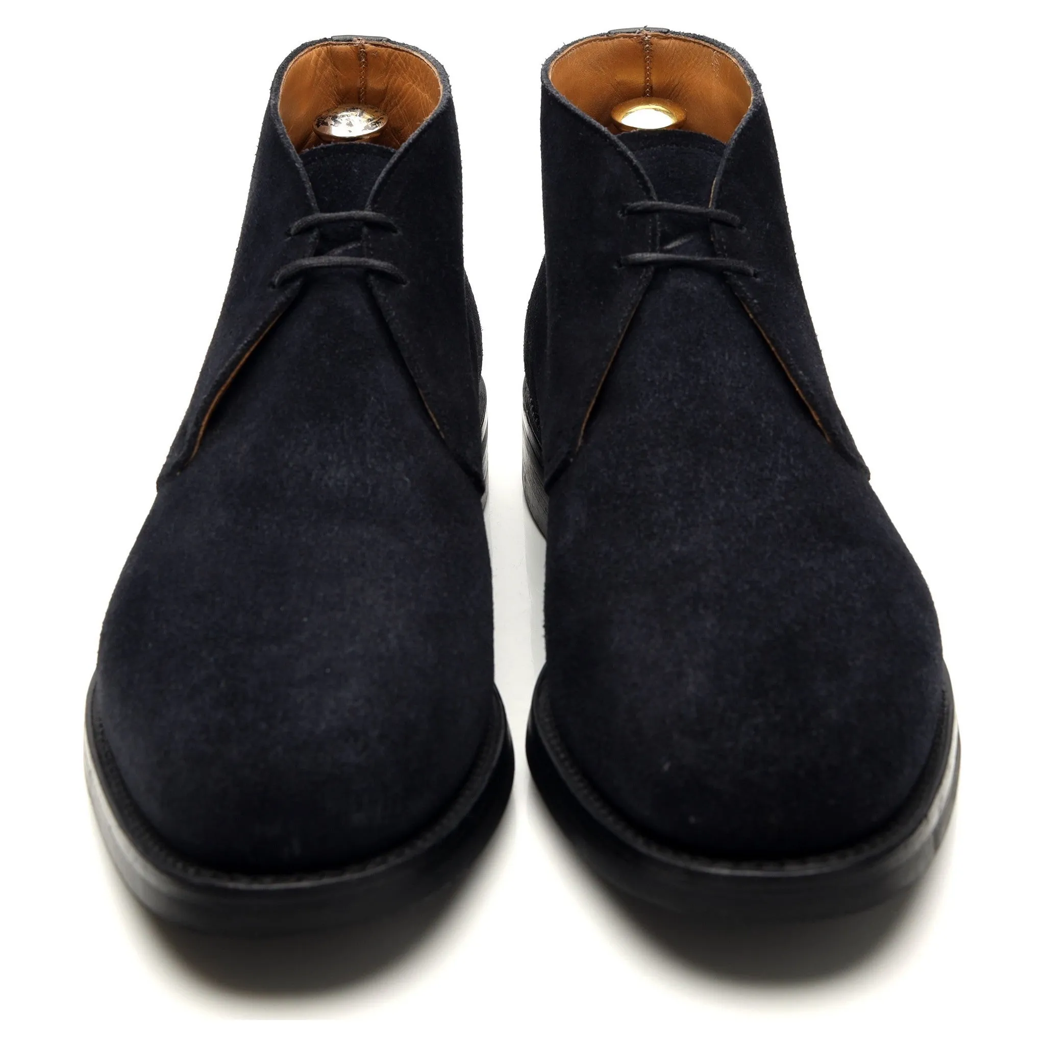 'Ryder 3' Navy Blue Suede Chukka Boots UK 10 F