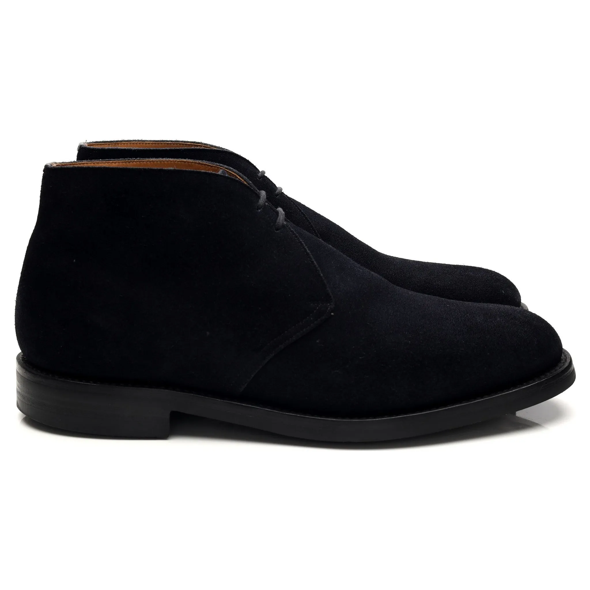 'Ryder 3' Navy Blue Suede Chukka Boots UK 10 F