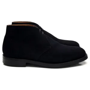 'Ryder 3' Navy Blue Suede Chukka Boots UK 10 F