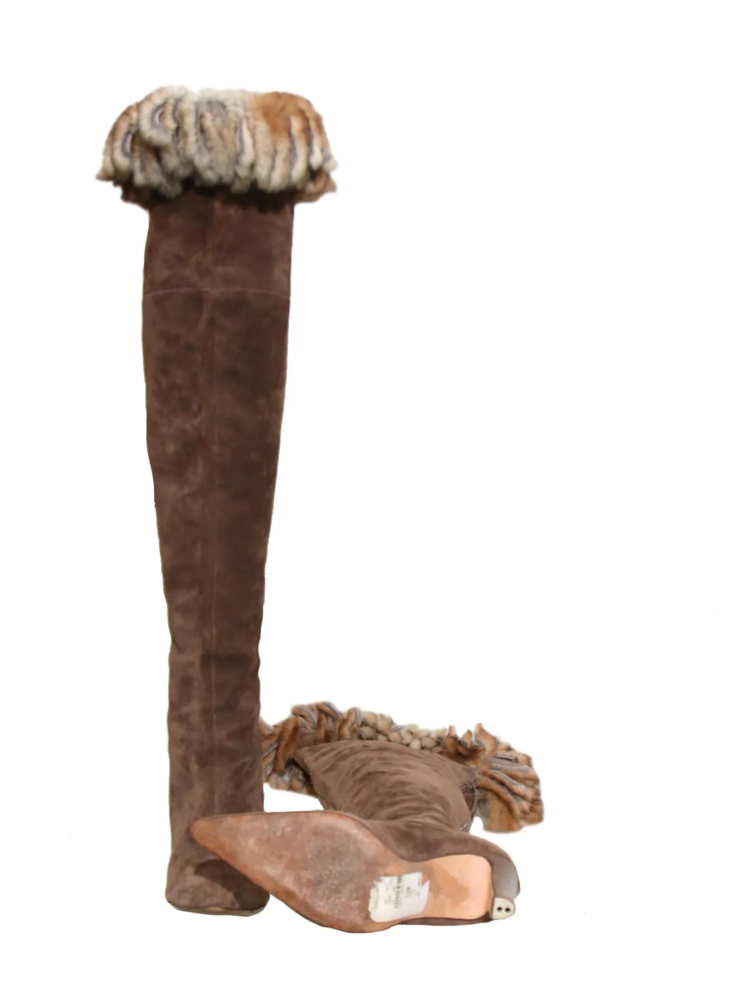 Suede Over-The-Knee Boots